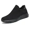 Nuevos Zapatos Deportivos para Hombre de Gran Tamaño Transfronterizos, Zapatos Deportivos Fly-Knit, Zapatos sin Cordones, Zapatos Casuales, Calcetines, Zapatos de Punta Ancha, Zapatos Casuales, Caqui