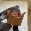 Bolsa de Ombro Único Transversal de Alta Gama Transfronteiriça para Nicho Moda Outono e Inverno 2025 Grande Capacidade Bolsa Dumpling Bolsa Tote