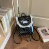 Mochila Casual Simple de Estilo Coreano 2026, con Lazo y Lunares, de Nicho, Mochila Versátil de Alta Gama