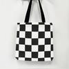Bolsa de Lona Nova de Verão 2024 Bolsa de Ombro Grande Capacidade Moda Versátil Bolsa de Compras Bolsa de Mão Casual Bolsa Feminina