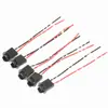 Portalámparas T10 para luz marcadora de coche 12V24V portalámparas para luz marcadora de tablero de coche portalámparas para bombilla de luz lateral cable de cobre