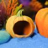 Venta caliente acuario pecera decoración de resina casa refugio adornos calabaza sumergida Halloween paisajismo tanque de cría desove