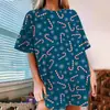 Nueva Moda 2023 Amazon Transfronterizo Camiseta Holgada para Mujer Tallas Grandes mm Gorditas Tops de Manga Corta de Longitud Media para Mujer