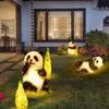 Lámpara Solar para Patio con Forma de Panda Lámpara de Césped Impermeable para Exteriores Lámpara de Paisaje para Terraza Lámpara Decorativa de Ambiente para Jardín