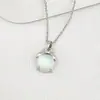 Collar de Acero Inoxidable para Mujer Joyería de Nicho Versátil Colgante de Cobre Cadena Elegante para Clavícula Joyería Cadena de Lujo Ligero