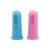 Cepillo de Dientes de Dedo Universal de Silicona para Mascotas al por Mayor Transfronterizo, Fácil de Limpiar, Diseño de Dedo Previene Resbalones, Cepillo de Dientes para Mascotas