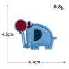 Bordado de Computador Girafa Elefante Desenho Animado Animal Bordado Adesivos de Tecido Adesivos para Roupas com Adesivo Termofusível Sem Costura Adesivos de Patch Atacado