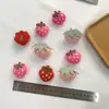 Decoración de Sombrero Pequeño de Fresa con Temática de Fruta Pasador para el Cabello Adorno para el Cabello Accesorios DIY para Teléfono Móvil Primavera Venta Caliente Transfronteriza Pasador de Fresa