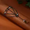 Pulseira de Diamante Estilo Coreano Venda Quente Pulseira Anel de Braço Acessórios para Vestido de Noiva Joias para Mão Fabricante