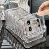 Caja de Empaque para Uñas, Caja de Almacenamiento para Uñas, Caja Transparente con Tapa abatible, Caja de Exhibición Engrosada, Caja de Regalo Acrílica Transparente para Tips de Uñas