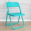 Silla plegable para el hogar, silla de computadora, silla para entrenamiento, silla para conferencias, silla de comedor, silla de oficina, silla de plástico, silla con respaldo, taburete