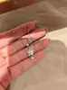 Brincos e Colar Estrela de Diamante Estrela Brilhante da Moda Corrente de Suéter Exquisita Versátil de Luxo Leve