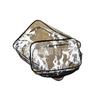 Bolsa de Armazenamento com Zíper de PVC Ultra Transparente à Prova d'Água para Artigos de Higiene Pessoal Bolsa de Armazenamento à Prova d'Água para Roupa de Banho e Troca de Roupa
