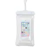 Bolsa Impermeável Espessa para Celular com Tela Sensível ao Toque Transparente, Anti-Queda, Flutuante, para Piscina e Deriva, Cordão, Bolsa Selada para Celular, Atacado em Estoque