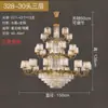 Villa Duplex com Sala de Estar de Dois Andares, Grande Lustre de Cristal Totalmente em Cobre, Duplex Luxuoso, Casa Nova Autoconstruída em Estilo Chinês com Iluminação Oca