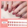 Uñas Portátiles de Estilo Europeo y Americano Más Vendidas, Cortas, Medianas y Largas con Puntos y Diamantes, Parches de Uñas Removibles, Diseños Se Pueden Diseñar con Fotos y Muestras
