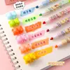 Resaltador Creativo Oso Fragancia Frutal Resaltador Marcador Estudiante Aula Bolígrafo para Cuaderno Marcador Oficina