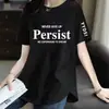 Ropa para Mujer Talla Grande Suelta de Manga Corta para Despacho Aduanero de Comercio Electrónico Transfronterizo Top Camiseta de Media Manga de Longitud Media Cubre el Vientre Luce Delgado