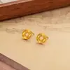 Aretes de Moneda de Cobre que Traen Fortuna para Mujer, Nuevo Estilo Chino Modelo 2026, Diseño de Accesorio DIY de Nicho, Aretes Versátiles Elegantes y Sencillos