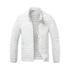 Chaqueta de Algodón con Cuello Alto para Hombre 2026 Cálida con Forro de Terciopelo Chaqueta de Algodón Acanalado Ropa de Abrigo Corte Entallado Estilo Ligero Chaqueta de Algodón Acanalado