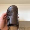 Sapatos Infantis Estilo Brogue Retrô para Primavera e Outono, Sapatos Birkenstock para Crianças Pequenas, Sapatos de Couro para Meninas, Sapatilhas de Bebê Princesa com Solas Macias