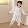 Mo Miao Mo Saco de Dormir Infantil de Verano Modal Saco de Dormir Infantil Pierna Delgada Anti-frío Ropa de Casa Infantil Mono