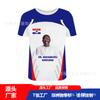 Procesamiento y Producción de Camiseta de Elección Presidencial de Ghana Poliéster Puro Blanco Sublimación Edición Completa Camiseta de Votación India