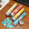 Papel Jabón para Lavado de Manos al Aire Libre, Hojas de Jabón, Papel para Lavado de Manos Empacado en Tubo de Viaje, Hojas de Jabón Desechables, Hojas de Lavado de Manos con Forma de Pétalo