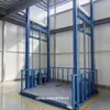 Elevador elétrico, elevador hidráulico de carga, pequena plataforma elevatória doméstica, elevador industrial de monotrilho para carga em fábrica e armazém