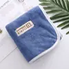Toalla de Coral Fleece Estilo Pareja Hebei Felpa Personalizada Transfronteriza Toalla Facial para Adultos Absorbente y que no suelta pelusa 280Gsm