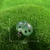 Mariquita de Siete Estrellas Escarabajo Micro Paisaje Pegamento Cremoso Luminoso Hecho a Mano DIY Accesorios para el Cabello Pasador Joyería Accesorios Adornos Pequeños
