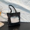 Corea del Sur Ins Bolsa de Clase para Estudiantes de Gran Capacidad Bolsa Transparente para el Dolor Bolso de Hombro Cruzado Estilo Japonés Harajuku Antiguo para Chica