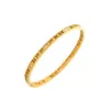 Pulseira de Aço Inoxidável Mais Vendida para Mulheres, Pulseira Circular de Alto Padrão Banhada a Ouro com Diamantes, Joia Tendência de Aço Titânio de Luxo Leve
