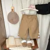 Pantalones de Polar para Bebé Invierno Nuevo Estilo Pantalones Casuales de Pana Gruesos con Estilo para Niña Pantalones Rectos Cálidos para Niños