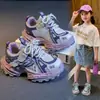 Zapatos deportivos para niños transpirables zapatillas de correr para niños otoño nuevo malla ligera amortiguadores suela blanda zapatos casuales para niños