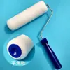 Escova de rolo super fina e plana para cabelo fino, 9 polegadas, sem cantos cegos, escova de rolo para tinta látex, rolo de pintura, escova de rolo sem costura para cabelo curto