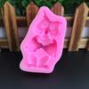 Molde de Silicone Formato Coruja DIY Molde Dobrável para Bolo Artesanal Ferramenta Dobrável para Doce Molde para Bolo Outro Sem Silicone