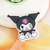 Estilo Ins Macio Fofo Kuromi Emblema de Acrílico Cachorro Canela Broche de Desenho Animado Acessórios DIY para Bolsa Medalha Feminina