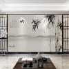 Nuevo estilo chino 8D estéreo TV fondo de pared papel tapiz 3D lujo ligero alce Tela de pared sala de estar sofá mural papel tapiz