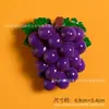 Pegatina Magnética de Mensajes Estéreo 3D Cereza Limón Imán Fruta Artificial Grande Fresa Plátano Imán para Refrigerador