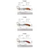 Cuchillo Plegable Damasco Forjado Transfronterizo Multifuncional Portátil Cuchillo Plegable Camping al Aire Libre Mano Carne Cuchillo Afilado