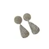 Cena Hija ~ Pendientes de Aro con Cristales Brillantes Lujo Ligero Elegantes Modernos Exagerados Spice Girls Pendientes Europeos y Americanos Pendientes Mujer