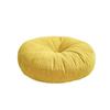 Cojín de futón de chenilla, cojín de estilo japonés, cojín de asiento con núcleo grueso para el hogar, cojín redondo para ventana salediza de tatami para personas perezosas.