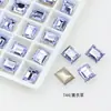 Dongzhou Broca Angular Retangular Broca de Bala de Gelo Broca Tridimensional Imitação de Corte Hua Galvanoplastia a Vácuo Prata Ornamentos para Unhas Acessórios Personalizado