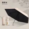 Guarda-chuva Cápsula Dobrável 50% de Desconto Guarda-chuva de Uso Duplo para Sol e Chuva Mini Guarda-chuva de Proteção Solar Compacto de Bolso para Mulheres