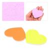 Lixa de Unha Transfronteiriça Amor Dupla Face Polida Manicure Formato Especial Coração Descartável Esponja Ferramenta de Manicure Lixa de Unha