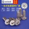 Tornillo de Titanio M3 Titanio Cabeza Plana Hexágono Interior M3*12-M3*30 Din7991 Titanio Cabeza Avellanada Copa Plana Rosca Completa Tornillo de Máquina