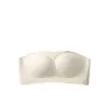 Sujetador Strapless sin Costuras para Baile de Verano y Deportes, Antideslizante, a Prueba de Impactos, Transpirable, No Oprime, Sujetador Strapless de Envoltura para Usar en Capas