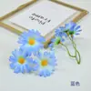 Cadena de Flores Cosmos Flor de Cosmos Simulada Disco para el Cabello Tocado para la Cabeza Bonsái de Flores Obra de Arte Floral Hecho a Mano DIY Tela de Seda Margarita
