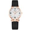 Relógio feminino criativo de pulso de quartzo com cinto transfronteiriço atacado escala de strass laço cinto de Pu relógio de moda feminino